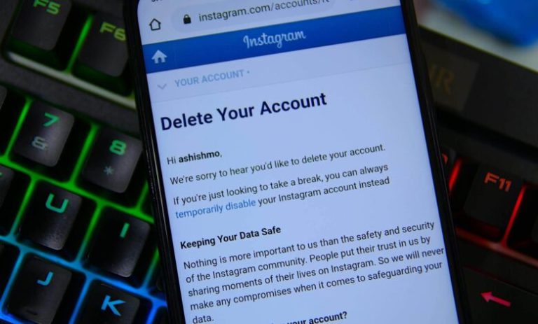 How to Delete instagram Account Permanently