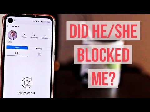 How to know if someone blocked you on instagram