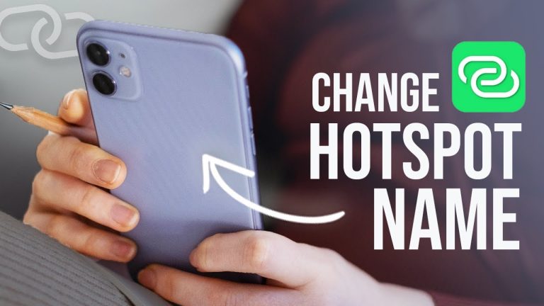 How to Change Hotspot Name in iphone
