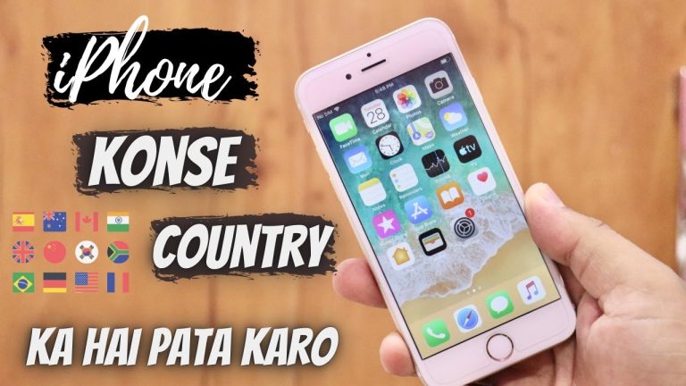 How to Check iphone Model Country