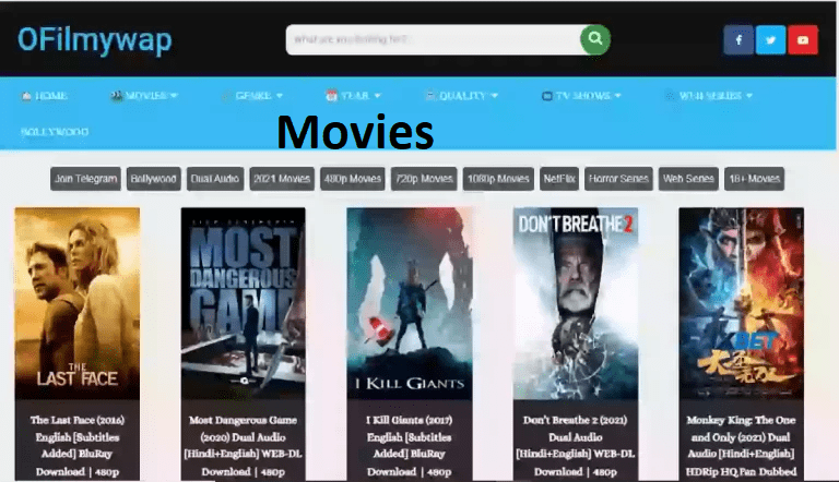 oFilmywap Movies Download Free 2023 [Bollywood & Hollywood]